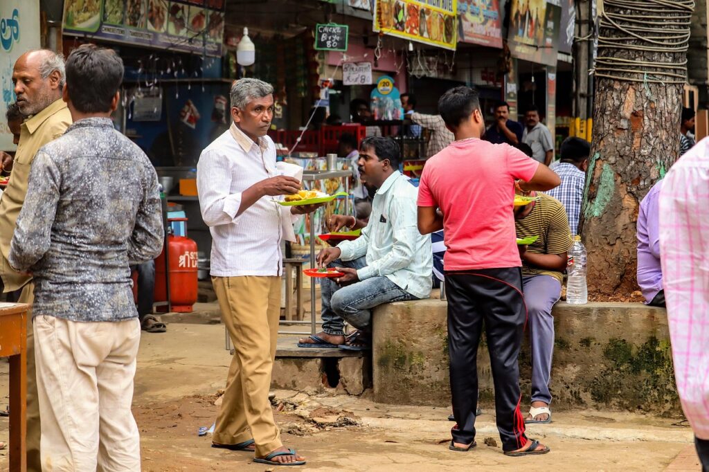 india, meal, street kitchen, snack, indian food, passers-by, indian food, indian food, indian food, indian food, indian food