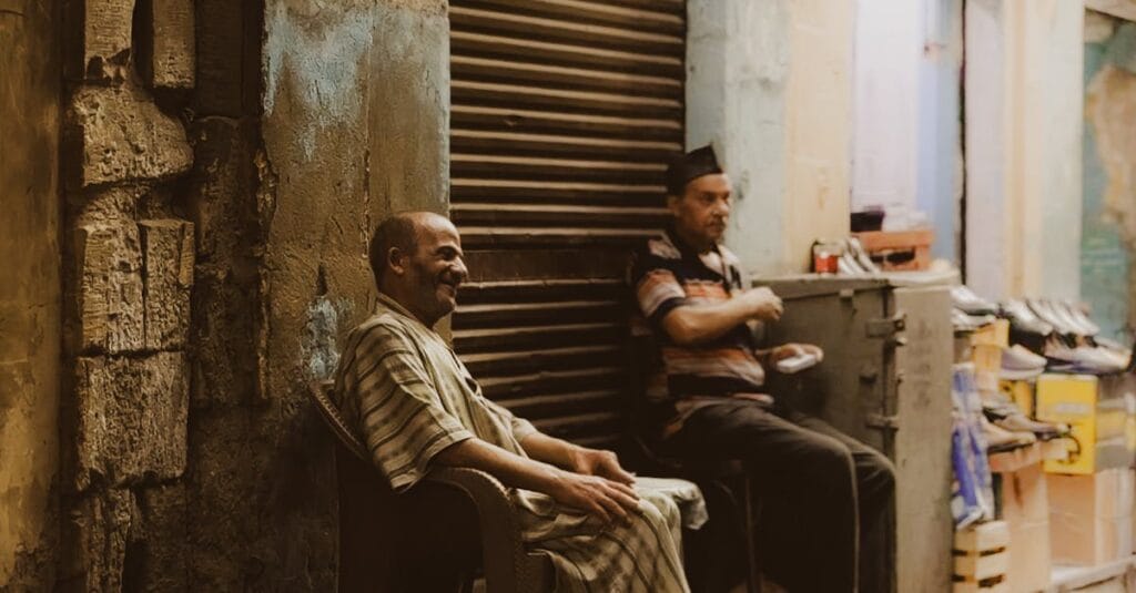 Capturing the essence of daily life in Cairo's bustling streets, showcasing local culture.